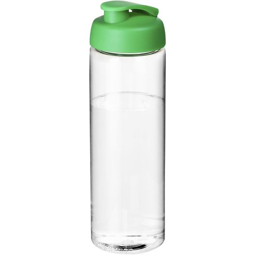 eine grüne plastikwasserflasche mit grünem deckel H2O Active® Vibe 850 ml Sportflasche mit Klappdeckel (Bild 1)