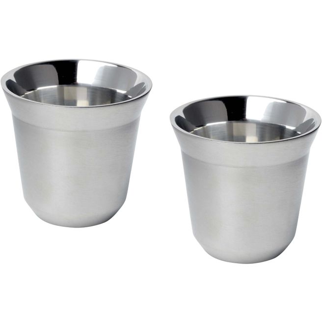 Duo 80 ml RCS-zertifiziertes Espressotassen Set aus Edelstahl