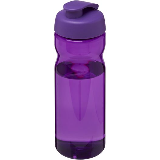 eine lila wasserflasche mit einem lila deckel H2O Active® Base 650 ml Sportflasche mit Klappdeckel (Bild 1)