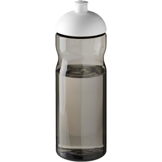 eine wasserflasche mit einem deckel und einer weißen kappe H2O Active® Eco Base 650 ml Sportflasche mit Stülpdeckel (Bild 1)
