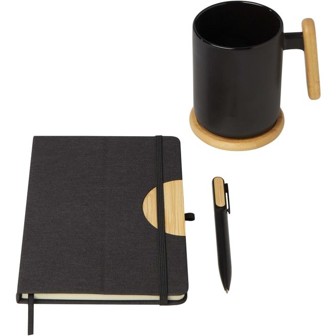 Laura A5 Hardcover Notizbuch und Kugelschreiber Set (schwarze Mine)