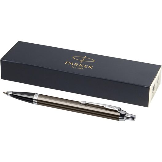 ein stift und box mit einem stift darin Parker IM Kugelschreiber (blaue Mine) (Bild 1)