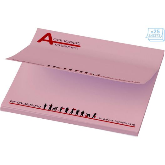 ein rosa umschlag mit einer reihe von menschen auf ihm Sticky-Mate® Haftnotizen 75x75 mm (Bild 1)