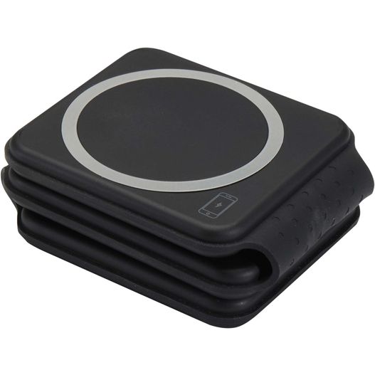 Armus 15 W 3-in-1 zusammenklappbares kabelloses Ladegerät aus recyceltem Kunststoff (Bild 1)