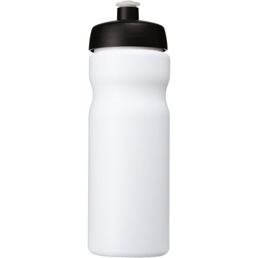 eine weiße sportflasche mit schwarzem deckel Baseline® Plus 650 ml Sportflasche (Bild 1)