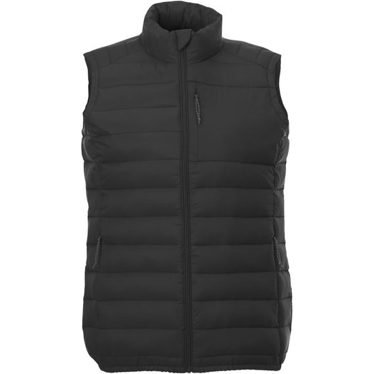 eine schwarze weste mit einem reißverschlusskragen Pallas wattierter Bodywarmer für Damen (Bild 1)