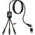 SCX.design C51 60W 5-in-1-Schnellladekabel aus rPET mit Display (Bild 1)