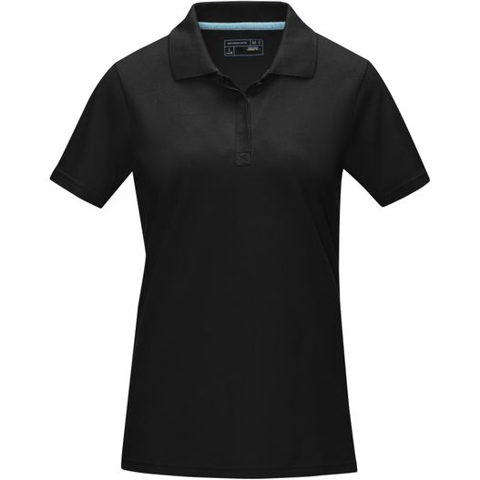 schwarzes poloshirt für frauen Graphite Poloshirt aus Bio-Baumwolle für Damen (Bild 1)