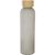 Lume 500 ml Flasche aus mattiertem Kalknatronglas mit Bambusdeckel (Bild 3)