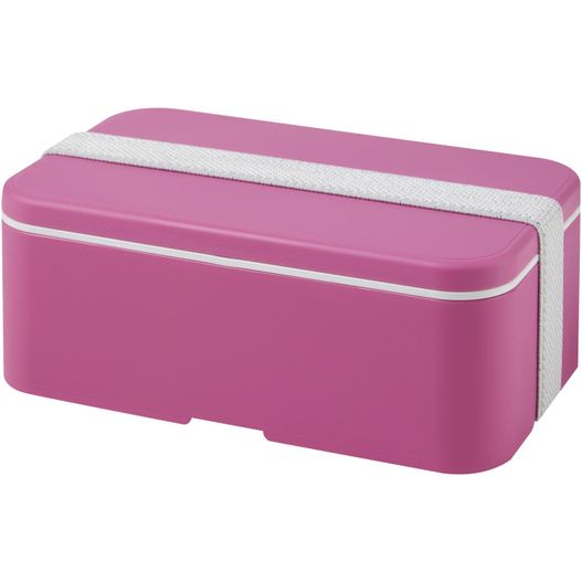 eine rosa lunchbox mit einem weißen streifen MIYO Lunchbox (Bild 1)