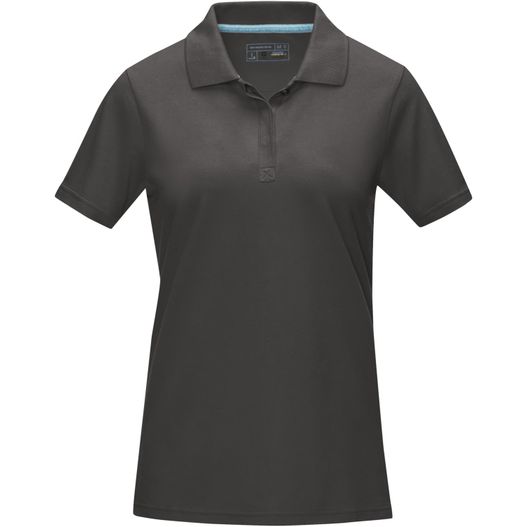 Graphite Poloshirt aus Bio-Baumwolle für Damen (Bild 1)