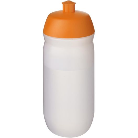 eine plastikflasche mit orangem deckel HydroFlex™ Clear 500 ml Squeezy Sportflasche (Bild 1)