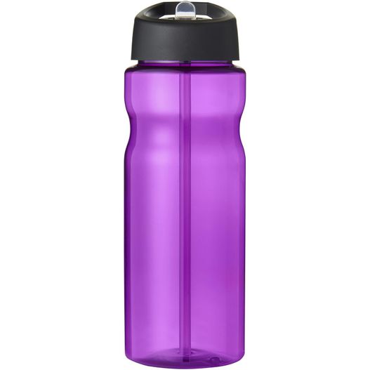 eine lila wasserflasche mit schwarzem deckel H2O Active® Eco Base 650 ml Sportflasche mit Ausgussdeckel (Bild 1)