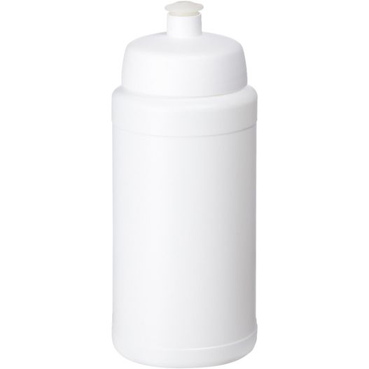 ein weißer kunststoffbehälter mit weißem deckel Baseline® Plus 500 ml Flasche mit Sportdeckel (Bild 1)
