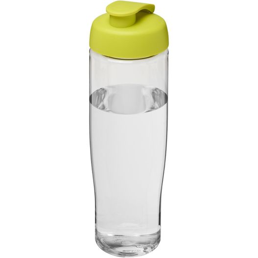 eine glaswasserflasche mit grünem deckel H2O Active® Tempo 700 ml Sportflasche mit Klappdeckel (Bild 1)