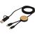 Chechia 150 cm 5-in-1 Kabel aus recyceltem Kunststoff für Datenübertragung und 27W Schnellladung mit Bambusdetails (Bild 3)