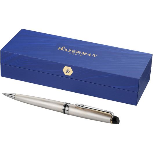 ein stift und box mit einem stift darin Waterman Expert Kugelschreiber (blaue Mine) (Bild 1)