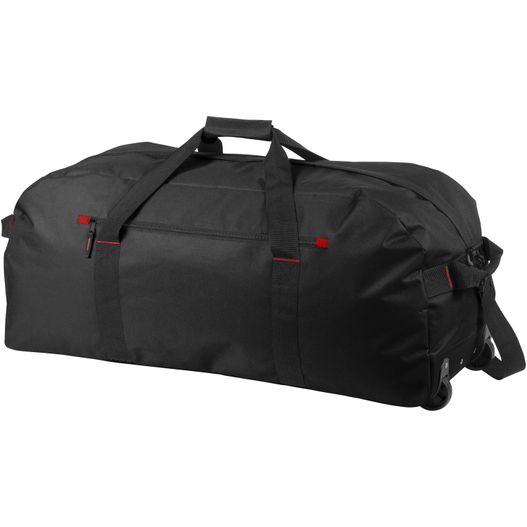 eine große schwarze duffeltasche mit roten griffen Vancouver Trolley Reisetasche 75L (Bild 1)