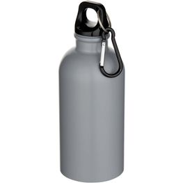 Produktabbildung Oregon 400 ml matte RCS-zertifizierte einwandige Trinkflasche aus recyceltem Edelstahl mit Karabinerhaken Oregon 400 ml matte RCS-zertifizierte einwandige Trinkflasche aus recyceltem Edelstahl mit Karabinerhaken