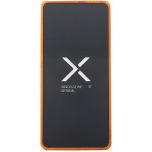 SCX.design P48 10.000 mAh magnetische 15W Powerbank aus Holz mit Leuchtlogo