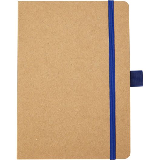 ein notizbuch mit einem blauen streifen auf dem cover Berk Notizbuch aus recyceltem Papier (Bild 1)
