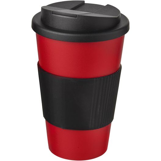 Americano® 350 ml Isolierbecher mit Schutzring & auslaufsicherem Schraubverschluss (Bild 1)