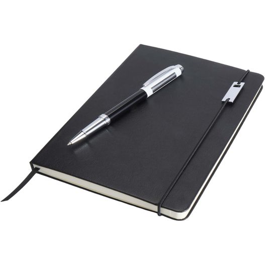 Legato Elegance A5 Hardcover Notizbuch mit Tintenroller Set (Bild 1)