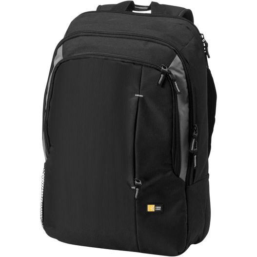ein schwarzer rucksack mit reißverschlusstasche Case Logic 17" Laptoprucksack 25L (Bild 1)