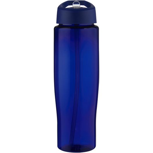 die blaue wasserflasche mit einem stroh dargestellt H2O Active® Eco Tempo 700 ml Sportflasche mit Ausgussdeckel (Bild 1)