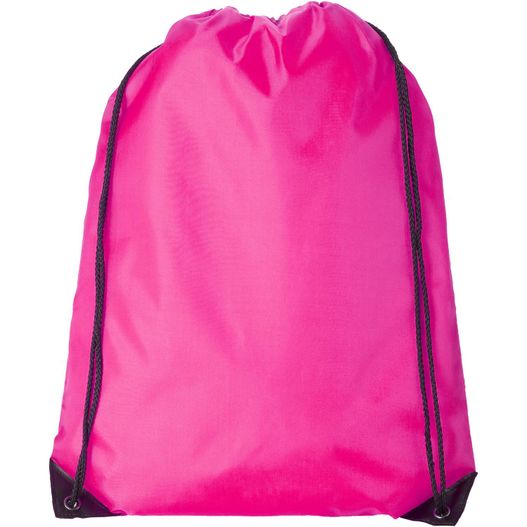eine rosa tasche mit schwarzem trimm Oriole Premium Turnbeutel 5L (Bild 1)