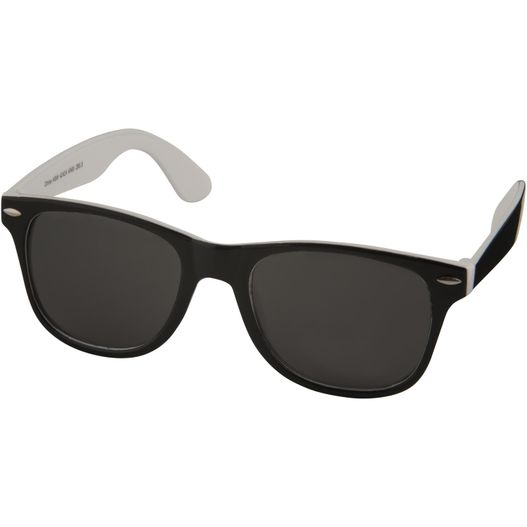 ein paar sonnenbrillen mit weißem griff Sun Ray Sonnenbrille mit zweifarbigen Tönen (Bild 1)