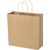 Kraftpapiertasche 120 g/m² mit gedrehten Griffen – 31 × 12 × 31 cm (Bild 1)