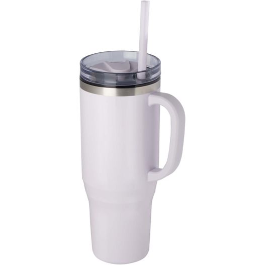 Melbourne 1200 ml RCS-zertifizierter Isolierbecher mit Strohhalm (Bild 1)