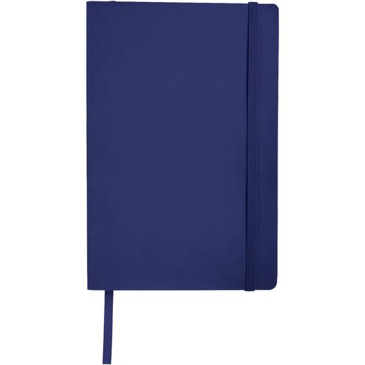 ein blaues notizbuch mit einem stift oben Classic A5 Soft Cover Notizbuch (Bild 1)