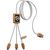 SCX.design C39 3-in-1-Ladekabel aus rPET mit Leuchtlogo und Bambusgehäuse (Bild 2)