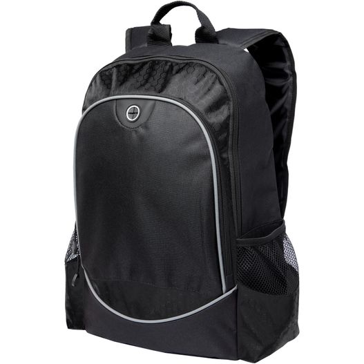 ein schwarzer rucksack mit einer netztasche Benton 15" Laptop-Rucksack 15L (Bild 1)