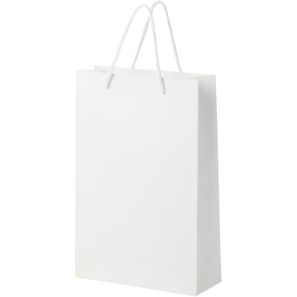 Handgefertigte 170 g/m² Integra-Papiertüte mit Kordelgriffen – 24 × 9 × 36 cm