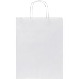 Kraftpapiertasche 80 g/m² mit gedrehten Griffen – 25 × 11 × 32 cm