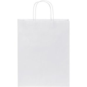 Kraftpapiertasche 80 g/m² mit gedrehten Griffen – 25 × 11 × 32 cm