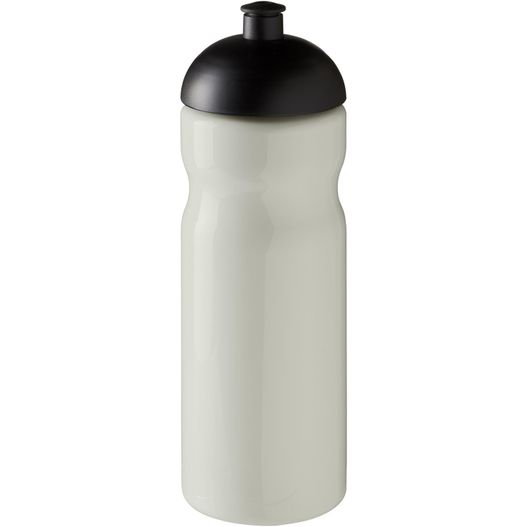 eine weiße sportflasche mit schwarzem deckel H2O Active® Eco Base 650 ml Sportflasche mit Stülpdeckel (Bild 1)