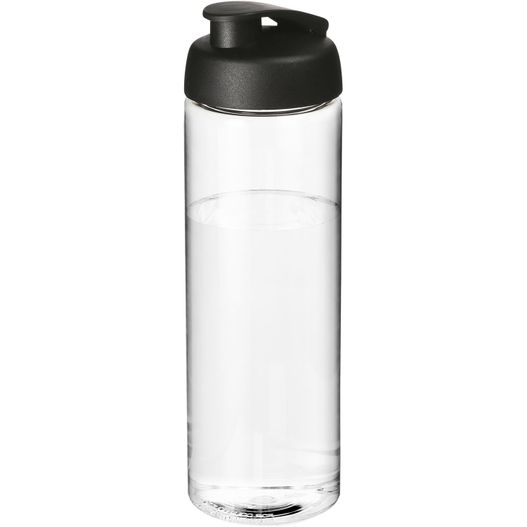 eine glaswasserflasche mit schwarzem deckel H2O Active® Vibe 850 ml Sportflasche mit Klappdeckel (Bild 1)