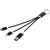 Metal 4-in-1 Ladekabel aus recyceltem Aluminium mit Schlüsselanhänger (Bild 4)