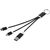 Metal 4-in-1 Ladekabel aus recyceltem Aluminium mit Schlüsselanhänger (Bild 3)