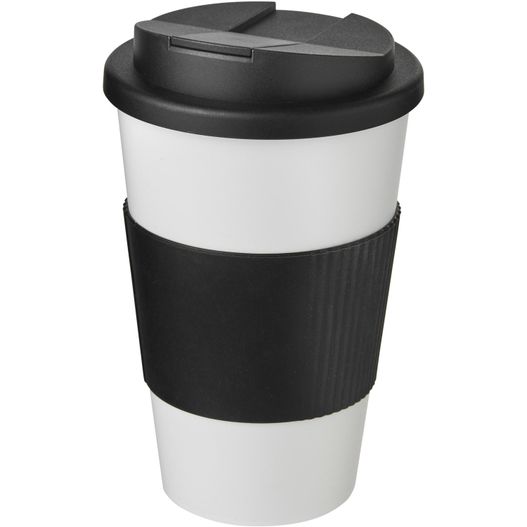 Americano® 350 ml Isolierbecher mit Schutzring & auslaufsicherem Schraubverschluss (Bild 1)
