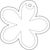 RFX™ H-13 leichter, reflektierender PVC-Anhänger Blume (Bild 4)