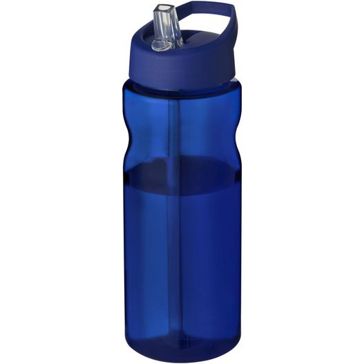 eine blaue wasserflasche mit einem kunststoffdeckel H2O Active® Eco Base 650 ml Sportflasche mit Ausgussdeckel (Bild 1)