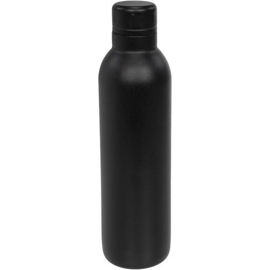 eine schwarze flasche mit einer schwarzen kappe Odin 510 ml Kupfer-Vakuum Isolierflasche (Bild 1)