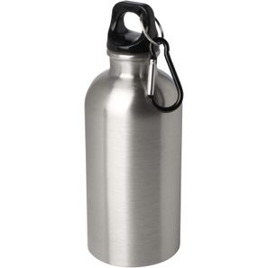 Oregon 400 ml RCS-zertifizierte, einwandige Trinkflasche aus Edelstahl mit Karabinerhaken