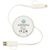 Chechia 100cm 5-in-1 Kabel aus recyceltem Kunststoff, einziehbar, für Datenübertragung und 45W Schnellladung mit Bambusdetails (Bild 2)
