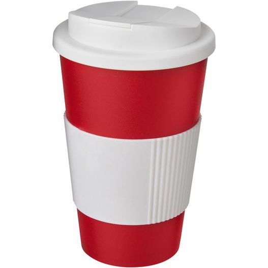Americano® 350 ml Isolierbecher mit Schutzring & auslaufsicherem Schraubverschluss (Bild 1)